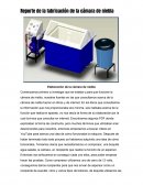 Reporte de la fabricación de la cámara de niebla