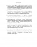 Quimica. Conclusiones