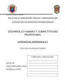 DESARROLLO HUMANO Y COMPETITIVIDAD PROFESIONAL