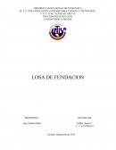 LOSAS DE FUNDACION.