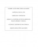 LA ESCRITURA DE TEXTOS NARRATIVOS: RELATO LITERARIO Y CRONICA