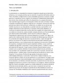 La nutrición y alimentación.