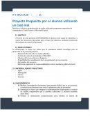 Proyecto Propuesto por el alumno utilizando un caso real