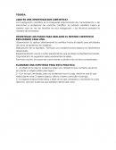 ¿Que es una investigacion cientifica?