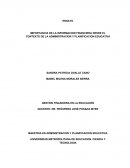 IMPORTANCIA DE LA INFORMACION FINANCIERA DESDE EL CONTEXTO DE LA ADMINISTRACION Y PLANIFICACION EDUCATIVA