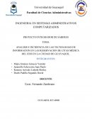 ANALISIS E INCIDENCIA DE LAS TECNOLOGIAS DE INFORMACION EN LAS RESERVACION DE CITAS MÉDICA DEL IESS EN LA CIUDAD DE GUAYAQUIL.