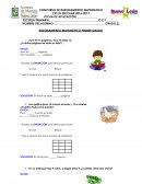 Razonamiento matemático primer grado