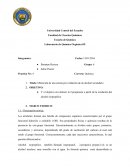 Obtención de una cetona por oxidación de un alcohol secundario