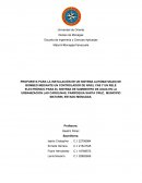 PROPUESTA PARA LA INSTALACIÓN DE UN SISTEMA AUTOMATIZADO DE BOMBEO