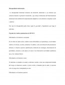 Discapacidades intelectuales.