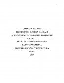 TRABAJO: ANÁLISIS LITERARIO LA DIVINA COMEDIA