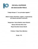 Bases filosóficas, legales y organizativas del sistema educativo mexicano.