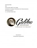 Licenciatura en Tecnología y Administración de las Telecomunicaciones Administración Moderna 1