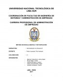 MÉTODO DE ESCALA GRÁFICA Y DE PUNTUACIÓN