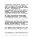 CONFERENCIA DEL VICEMINISTRO JUAN CARLOS MATHEWS