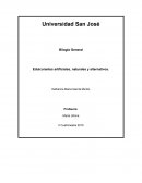 Edulcorantes artificiales, naturales y alternativos.