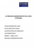 EL PROCESO ADMINISTRATIVO EN LA VIDA COTIDIANA