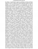 LA REPRESENTACIÓN POPULAR