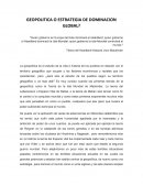 GEOPOLITICA O ESTRATEGIA DE DOMINACION GLOBAL?