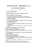 Encuesta sobre “El Bullying”