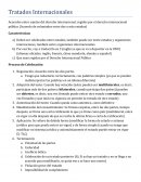 Tratados Internacionales.