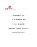 OBESIDAD EN MÈXICO. ANALISIS ESTADISTICO