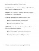 Sistema Ministerial Francés y el Sistema Torrens