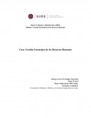 Gestión Estratégica de los Recursos Humanos. Plan Estratégico.