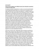 Situación actual económica y social de mexico