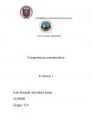 Competencia comunicativa Evidencia 1