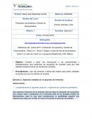 Evaluación de proyectos y fuentes de financiamiento. Ejercicio 2