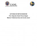 Problemas éticos del mundo actual.