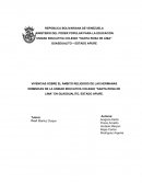 Vivencias en el ambito religioso de las H. Dominicas