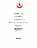 Design Thinking Entrega del avance 2