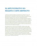 EL ARTE FIGURATIVO NO REALISTA O ARTE ABSTRACTO