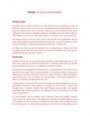 Ensayo Living on One Dollar