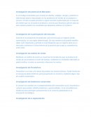 Investigación de mercados (tipos)