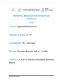 Investigación: “El Liderazgo”