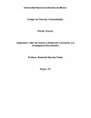 Taller de Lectura y Redacción e Iniciación a la Investigación Documental I