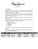 Plan de medios. Pepe Jeans