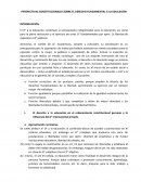 PERSPECTIVAS CONSTITUCIONALES SOBRE EL DERECHO FUNDAMENTAL A LA EDUCACIÓN.