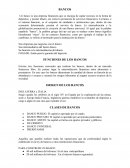 FUNCIONES DE LOS BANCOS