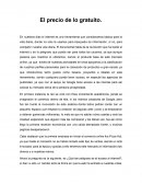 El precio de lo gratuito