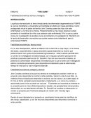 Ensayo “The cure”