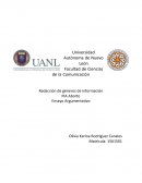 PIA Aborto Ensayo Argumentativo