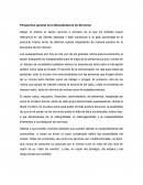 Perspectiva general de la Mercadotecnia de Servicios