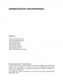 Administración contemporánea. Modelo burocratico de organizacion