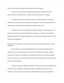 Diferencia entre tráfico y transporte, define cada uno de estos términos.