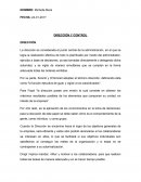 DIRECCIÓN Y CONTROL DIRECCIÓN