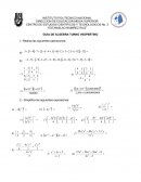 Guia de Algebra CECyT No #3